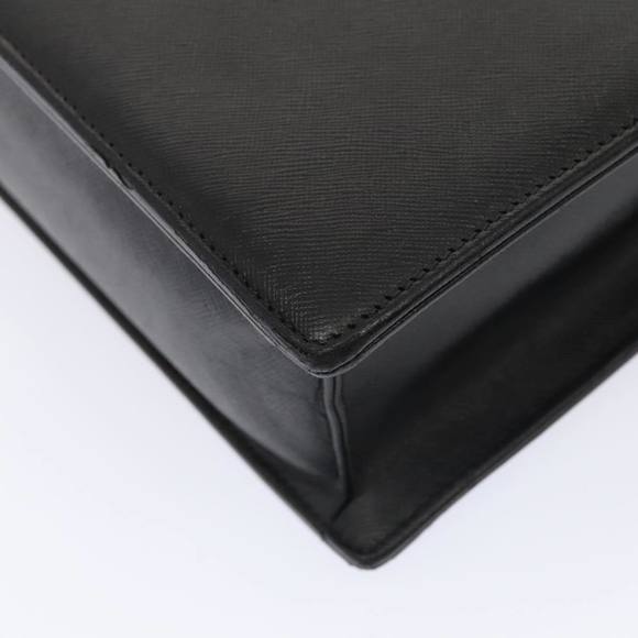 BURBERRY Business Bag Leather Black Silver Auth ep5521 - Picture 15 of 16